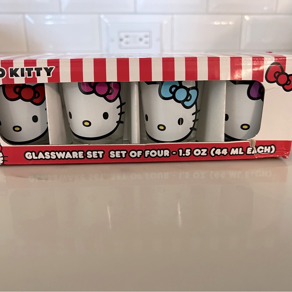 Hello kitty shot glass